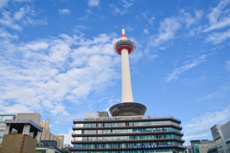 「京都タワー大浴場 YUU」の外観（京都タワー）